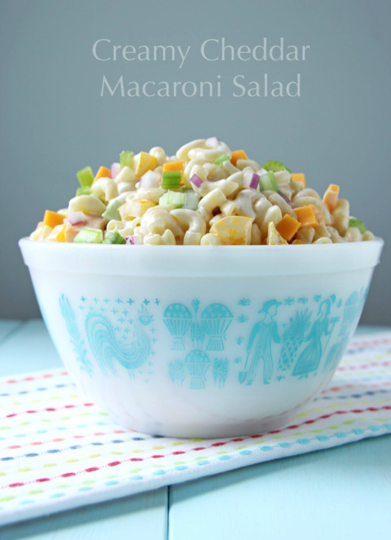 Summer Comfort Food Macaroni Salad