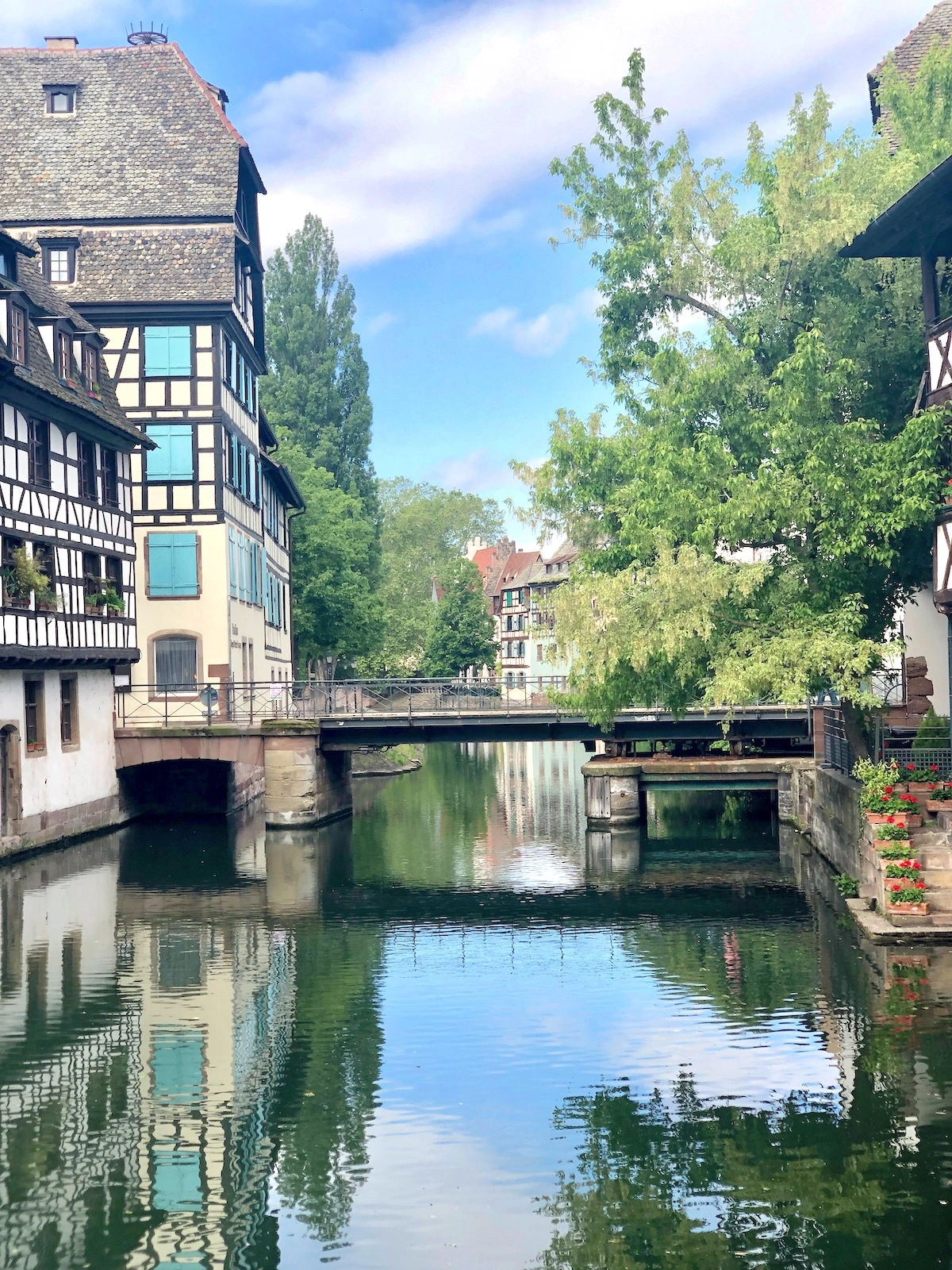 Canal in Strasbourg, France