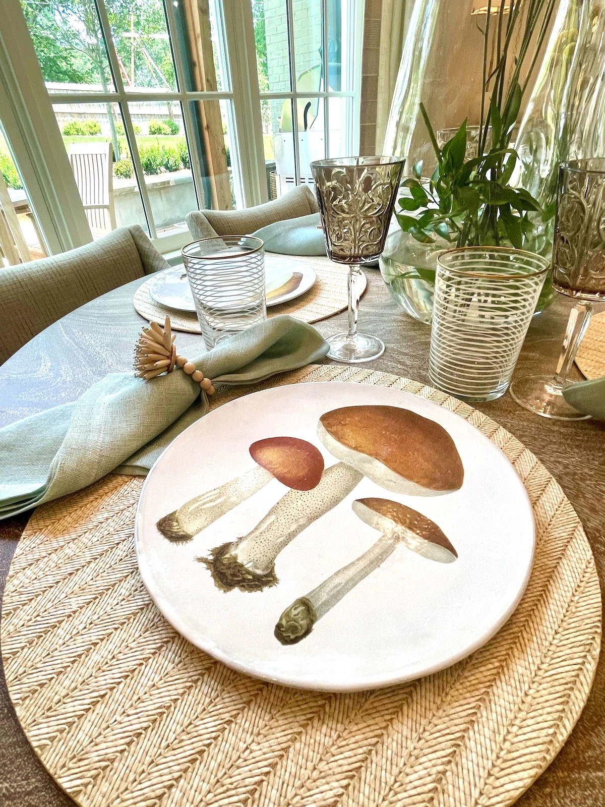 mushroom dinner plates
