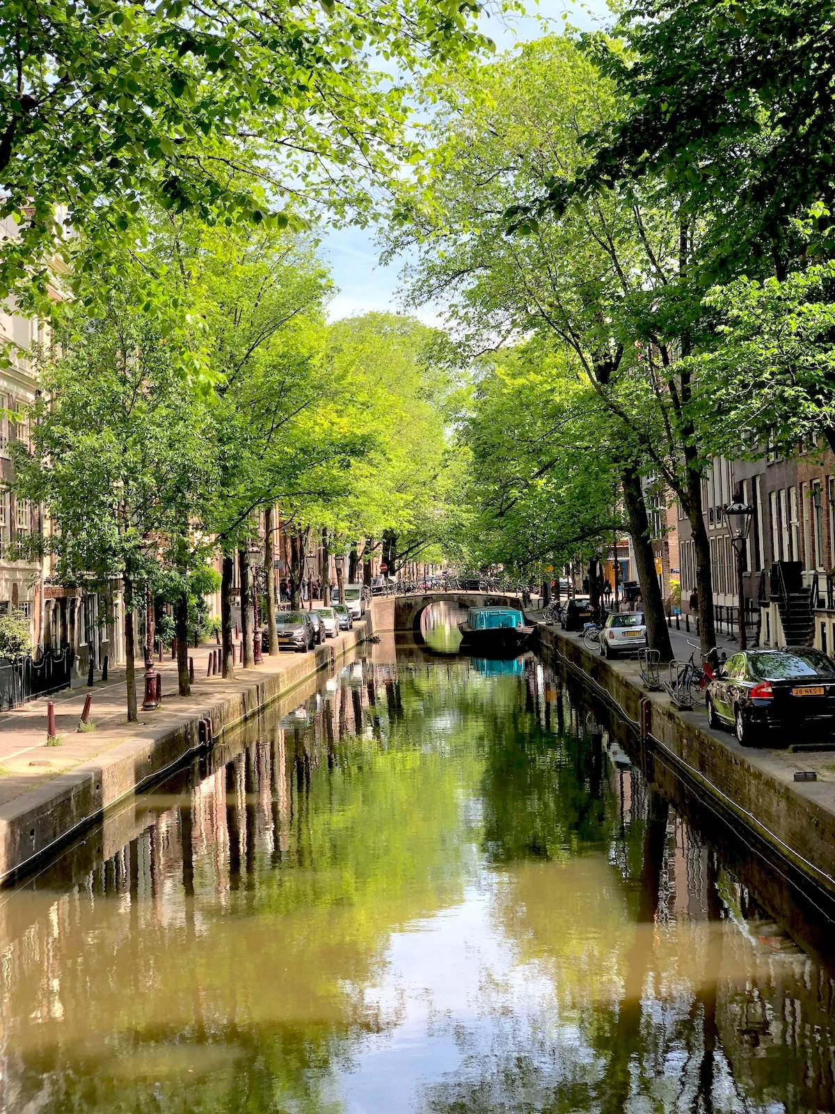 Shadowy Canal of Amsterdam